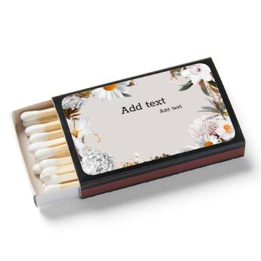 Add Text Bridal Shower Matchbox Matchboxes