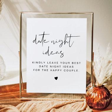 ADELLA Modern Minimalist Date Night Invitations Template Poster