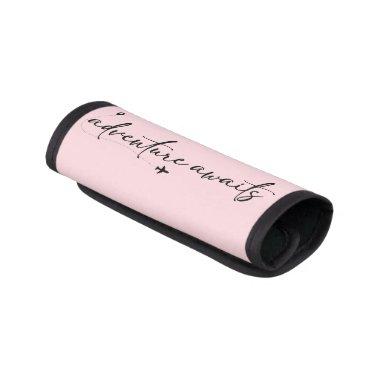 Adventure Awaits Travel Theme  Luggage Handle Wrap