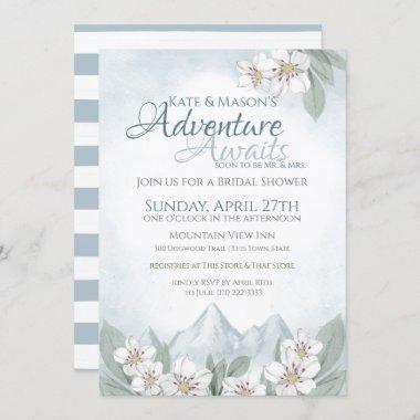 Adventure Mountain Laurel Bridal Shower Invitations