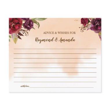 Advice and Wishes for Couple  Flyer