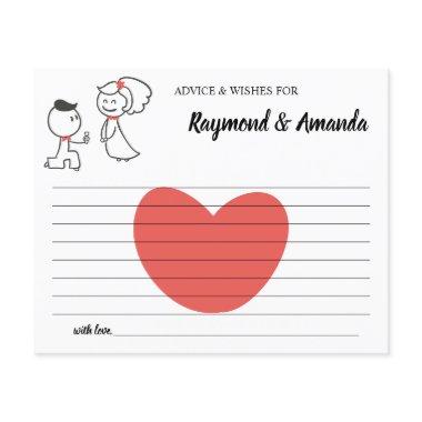 Advice and Wishes for Couple  Flyer