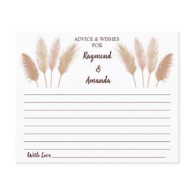 Advice and Wishes for Couple |  Flyer