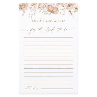 Advice and Wishes for the Bride to Be Paper Sheet