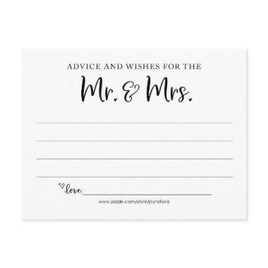 Advice And Wishes For The Mr And Mrs