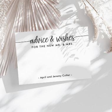 Advice and Wishes for the New Mr. & Mrs. Blank Enclosure