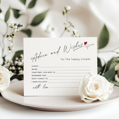 Advice and wishes minimalist script