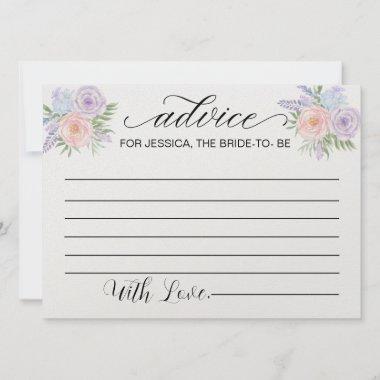 Advice for Bride to Be- Bridal Shower Advice Cards