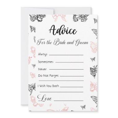 Advice For The Bride and Groom Modern Butterflies