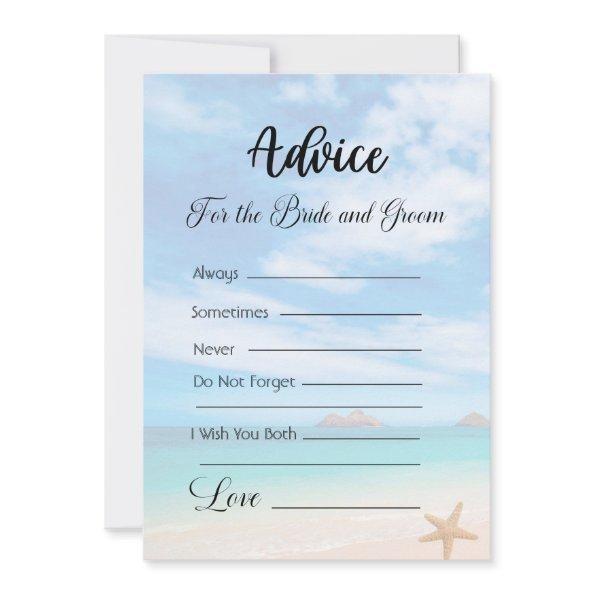 Advice For The Bride and Groom Starfish Beach