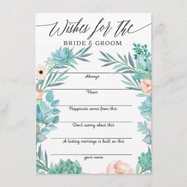 Advice for the Bride and Groom Well Wishes Enclosure Invitations