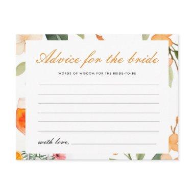 Advice for the Bride Aperol Spritz  Enclosure
