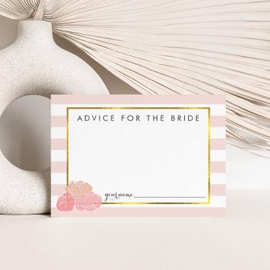 Advice for the Bride | Pink Stripe & Blush Peony