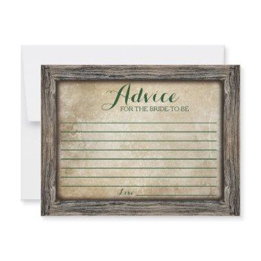 Advice for the Bride | Rustic Calligraphy