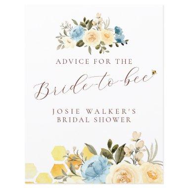 Advice for the Bride to Bee Sign