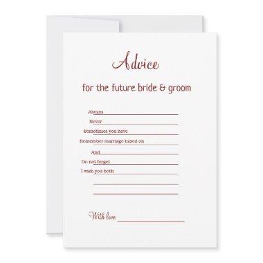 advice suggestion wedding bride groom part holiday