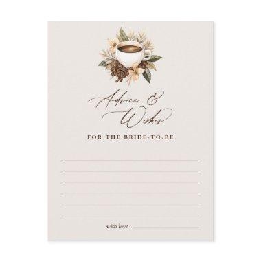 Advice & Wishes Floral Coffee  Game Post