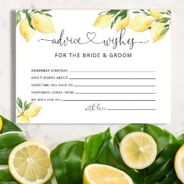 Advice & Wishes for Bride and Groom Bridal Shower Enclosure Invitations