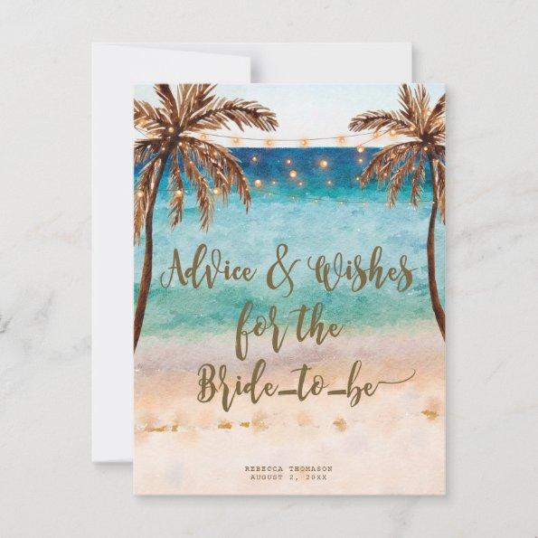 advice & wishes for the bride to be postInvitations