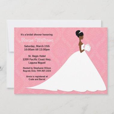 African American Bridal Shower Invitations