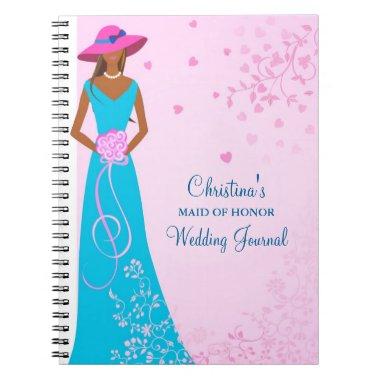 African American Maid of Honor Journal Notebook