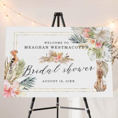 African Safari | Bridal Shower Welcome Foam Board