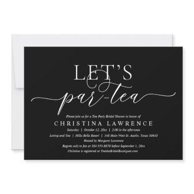 Afternoon Tea Party, Bride to be, Bridal Shower Invitations