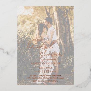 Aimee Rustic Script Modern  Foil