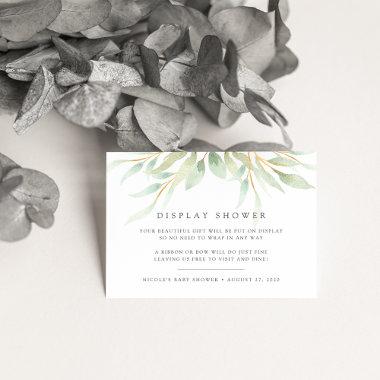 Airy Botanical Display Shower Enclosure Invitations