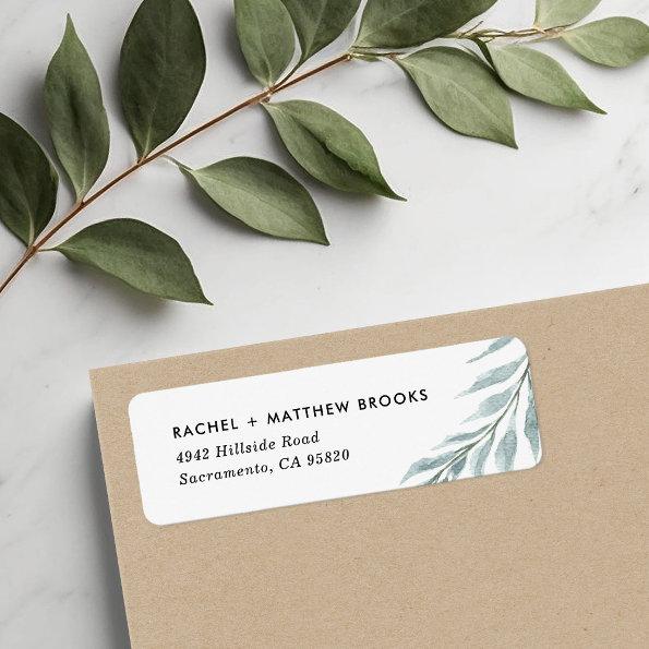 Airy Branch Minimalist Return Address Label