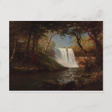 Albert Bierstadt Painting Forest Waterfall Destiny PostInvitations