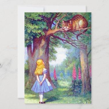 Alice and the Cheshire Cat Full Color