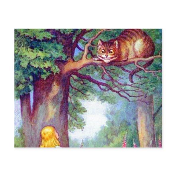 Alice and the Cheshire Cat Full Color