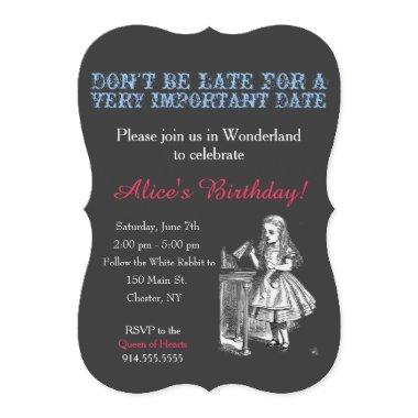 Alice in Wonderland birthday party custom vintage