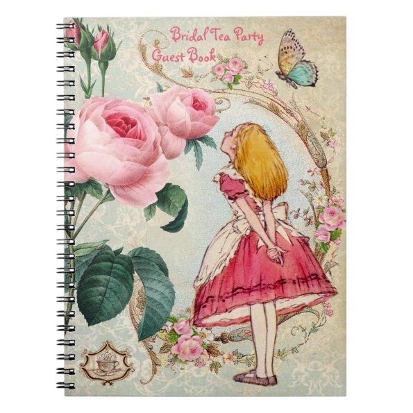Alice in Wonderland Bridal Shower Guest Book