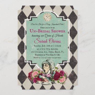 Alice in Wonderland Bridal Shower Invitations