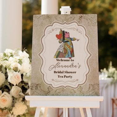 Alice In Wonderland Vintage Story Bridal Shower Foam Board