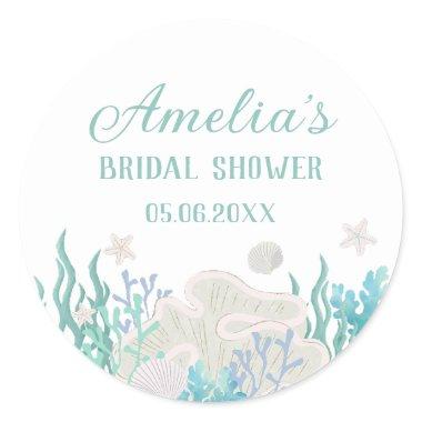 All I Sea Is Love Beach Ocean  Classic Round Sticker