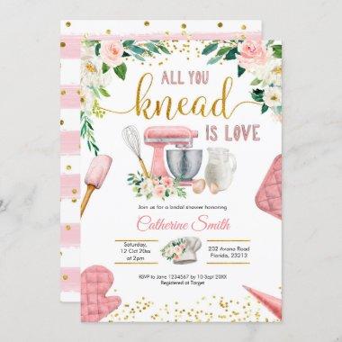 All You Knead is Love Bridal Shower Invitations