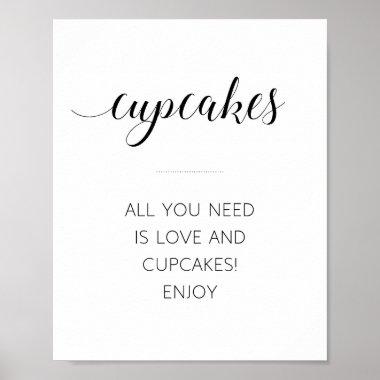 All You Need Is Love And Cupcakes Wedding Sign