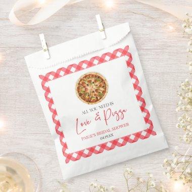 All You Need Is Love and Pizza Bridal Shower Favor Bag