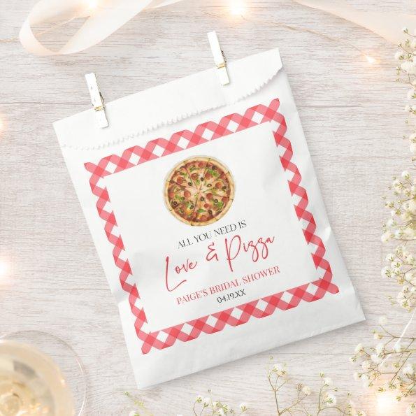 All You Need Is Love and Pizza  Favor Bag