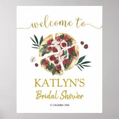 All you need is love and pizza Bridal Shower Poster