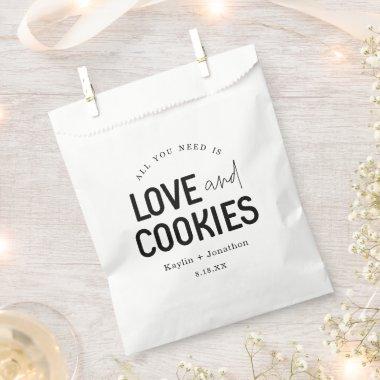 All You Need is Love & Cookies Wedding Favor Bag