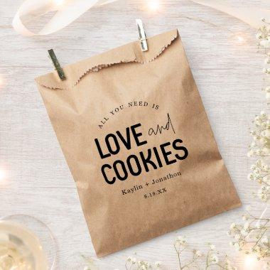 All You Need is Love & Cookies Wedding Favor Bag