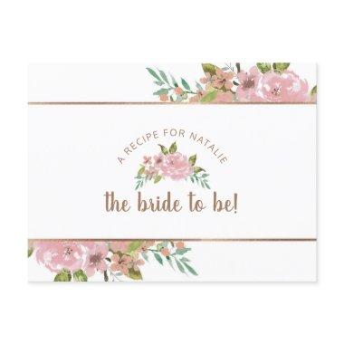 Alluring Rose Vintage Pink Bride to Be Recipe