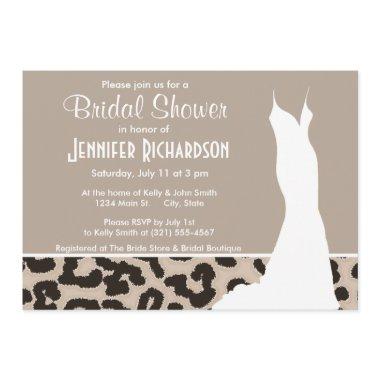 Almond Color Leopard Animal Print; Personalized