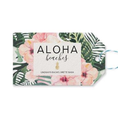 Aloha Beaches Bachelorette Gift Tags