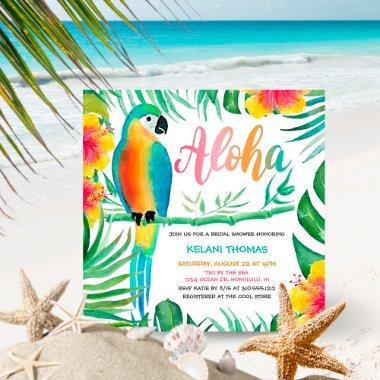 Aloha Tropical Hibiscus Parrot