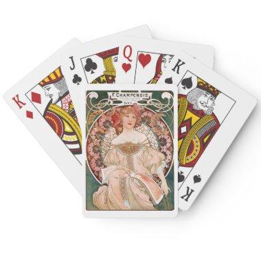 Alphonse Mucha Painting Poker